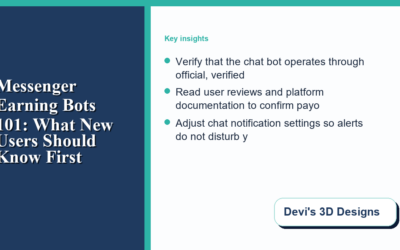Messenger Earning Bots 101: What New Users Should Know First